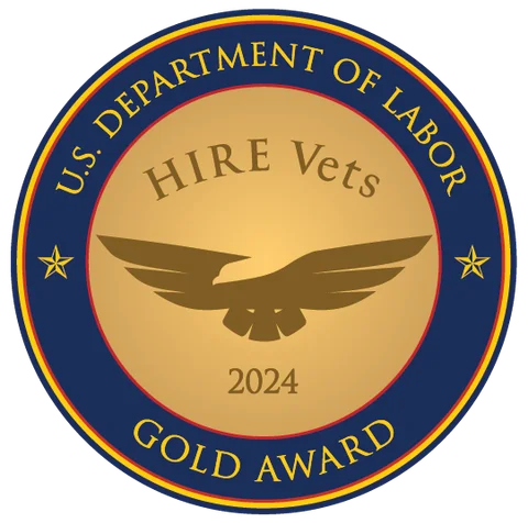 2024 Hiring Veterans Gold Medallion Awardee
